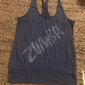 Zumba Blue Tank Top